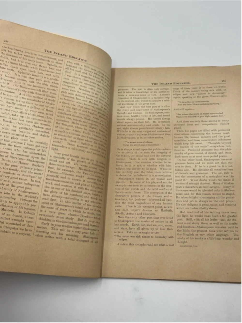 The Inland Educator A Journal For The Progressive Teacher June 1896 PART OF ONLY
